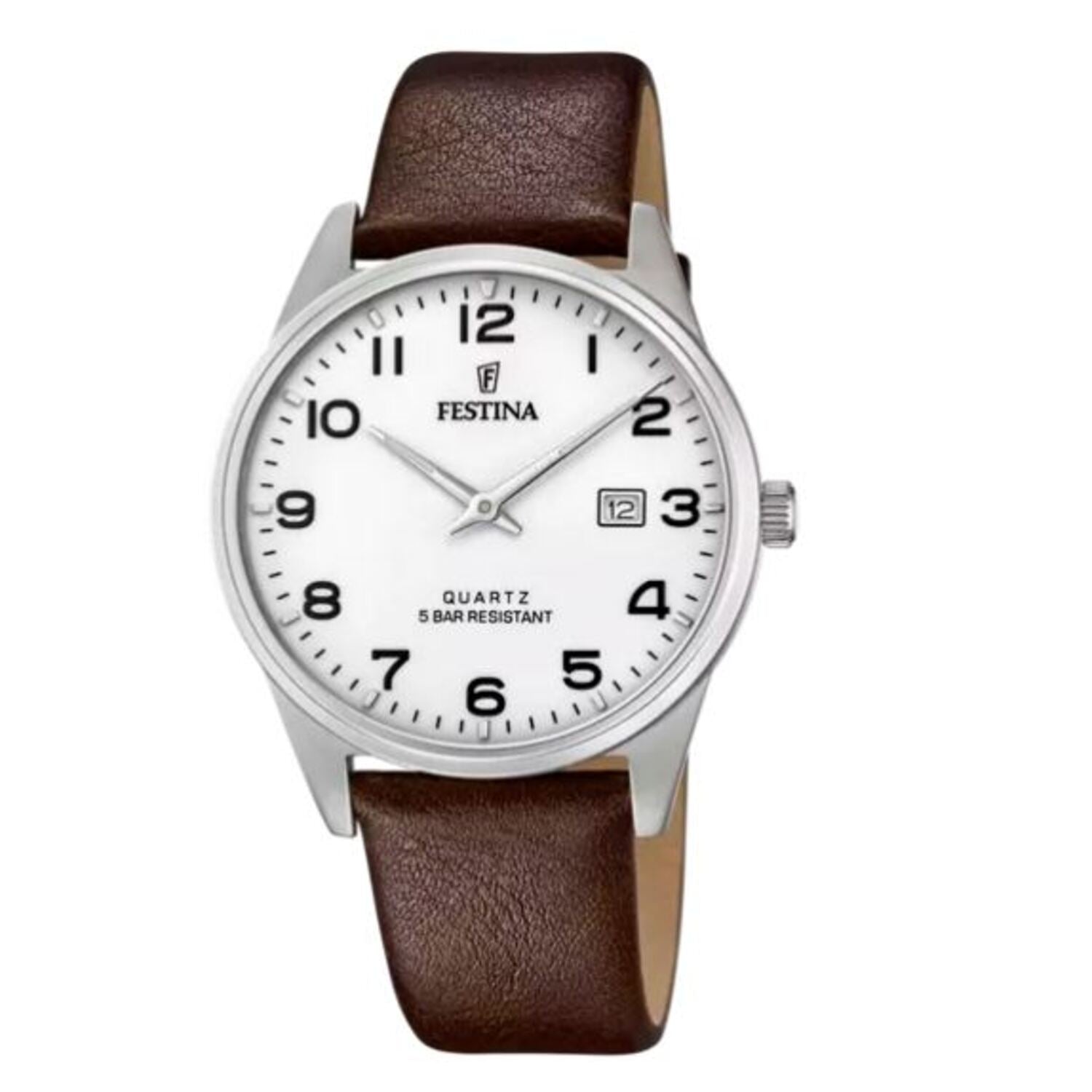 RELOJ ANÁLOGO PARA HOMBRE FESTINA CLASSIC F20512/1 MARRÓN