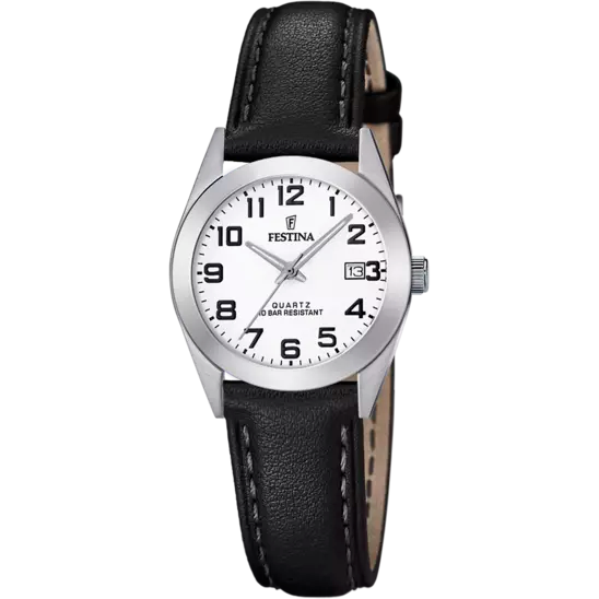 Festina Analoog kwartshorloge voor dames met lederen armband