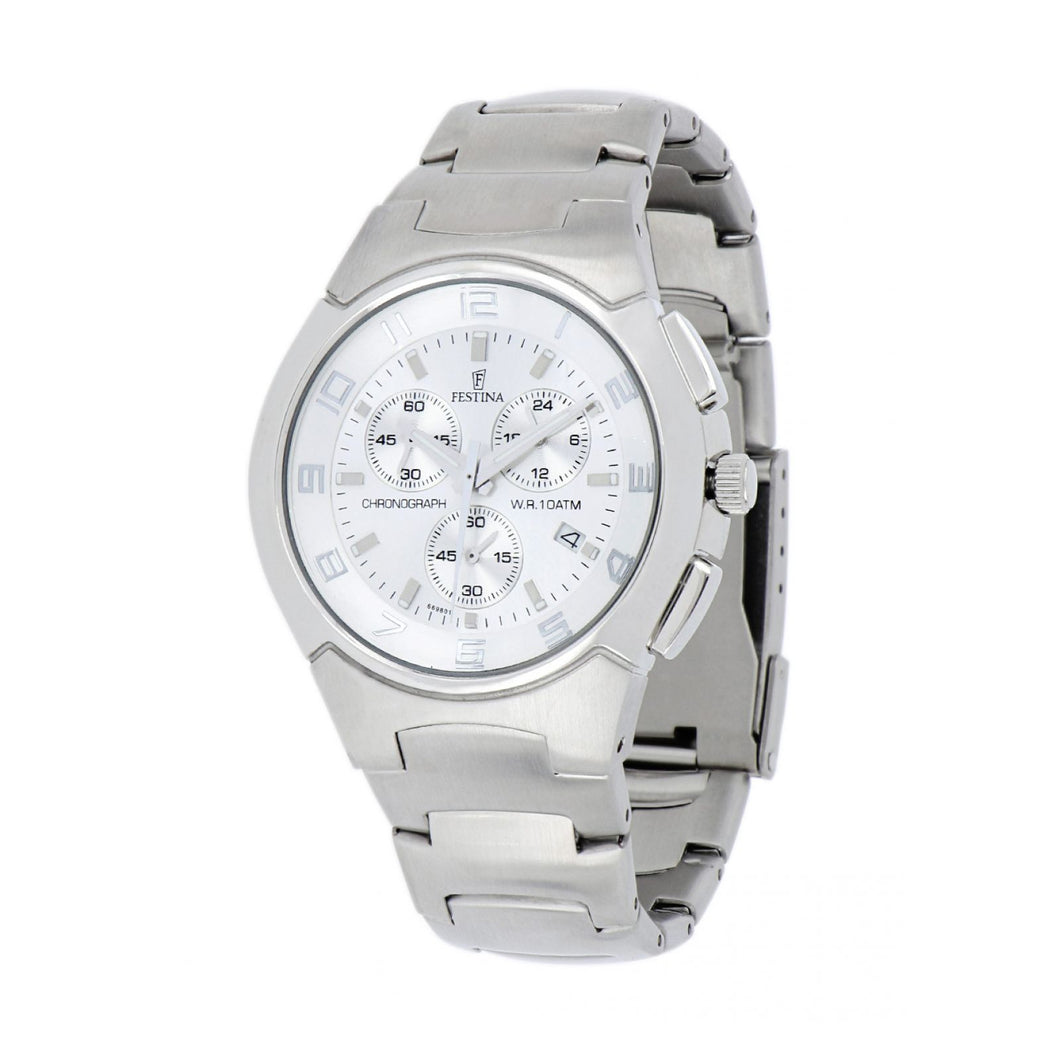 RELOJ ANÁLOGO PARA HOMBRE FESTINA TIMELESS CHRONO F6698/1 - PLATEADO