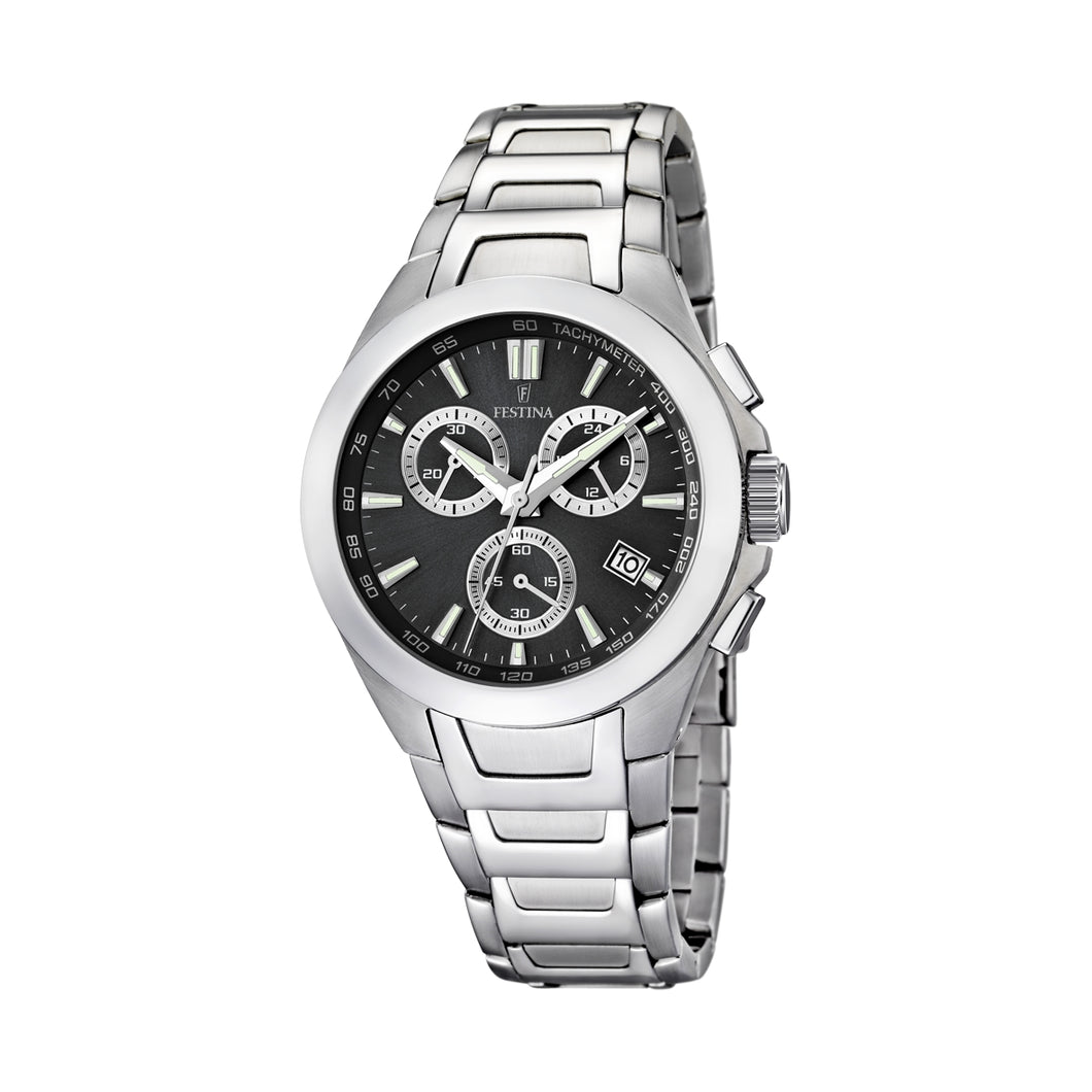 RELOJ ANÁLOGO PARA HOMBRE FESTINA TIMELESS CHRONO F16678/6 - PLATEADO