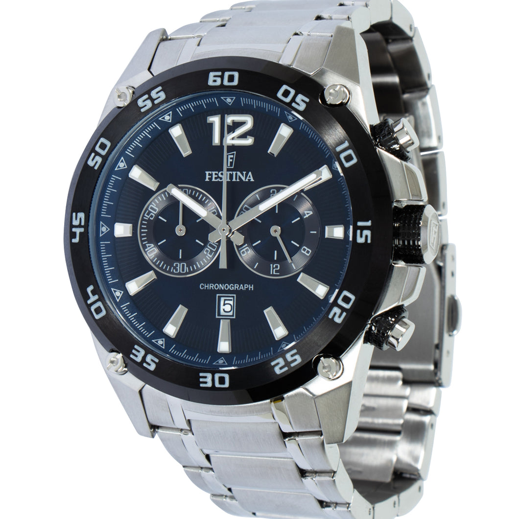 RELOJ ANÁLOGO PARA HOMBRE FESTINA TIMELESS CHRONO F16680/2 - PLATEADO