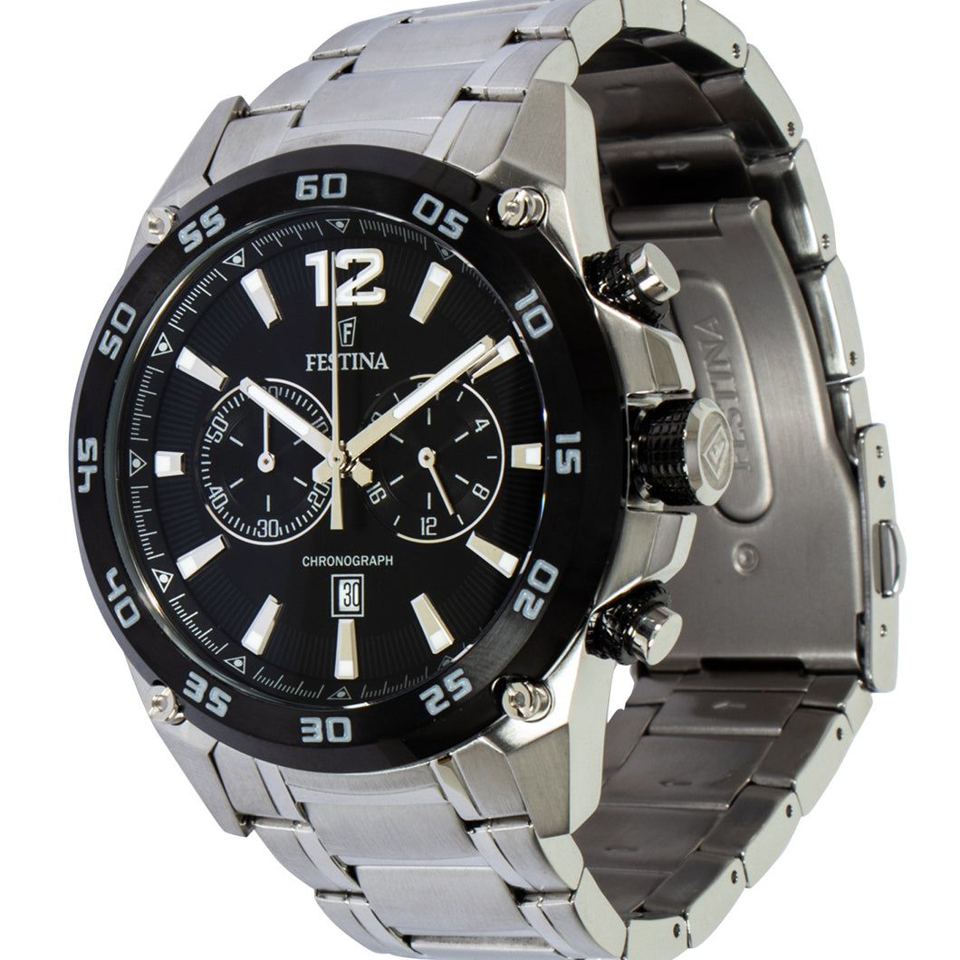 RELOJ ANÁLOGO PARA HOMBRE FESTINA TIMELESS CHRONO F16680/4 - PLATEADO