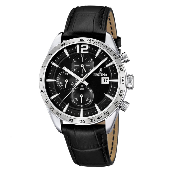 RELOJ ANÁLOGO PARA HOMBRE FESTINA TIMELESS CHRONO F16760/4 - NEGRO