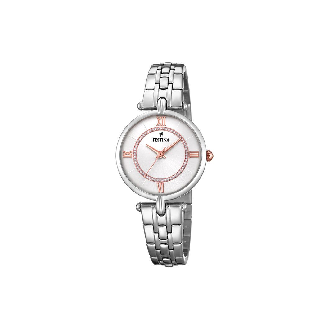 RELOJ ANÁLOGO PARA MUJER FESTINA PETITE F20315/1 - PLATEADO