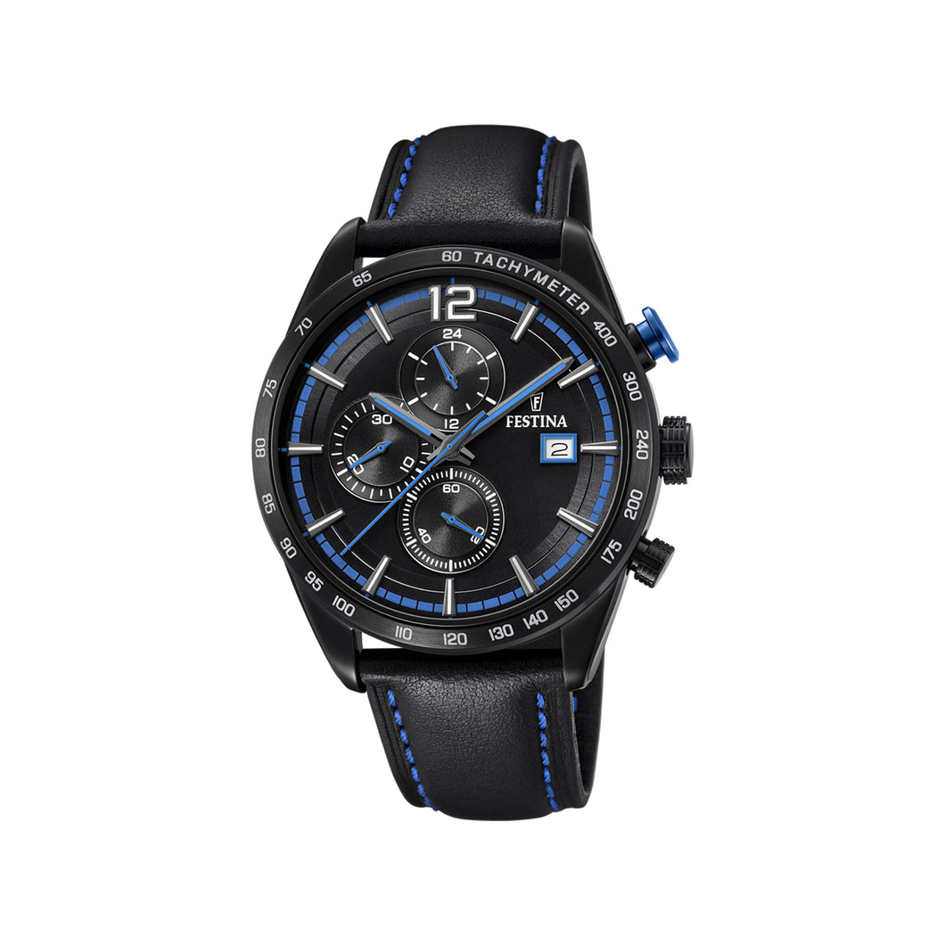 RELOJ ANÁLOGO PARA HOMBRE FESTINA CHRONO SPORT F20344/4 - NEGRO AZUL