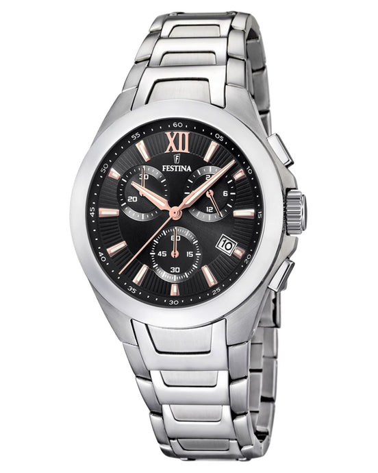 RELOJ ANÁLOGO PARA HOMBRE FESTINA TIMELESS CHRONO F16678/C - PLATEADO