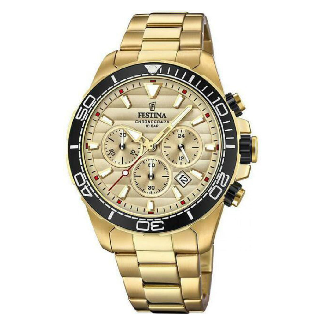 RELOJ ANÁLOGO PARA HOMBRE FESTINA PRESTIGE F20364/1 - DORADO