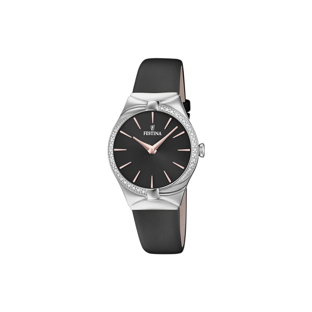 RELOJ ANÁLOGO PARA MUJER FESTINA PETITE F20388/3 - NEGRO