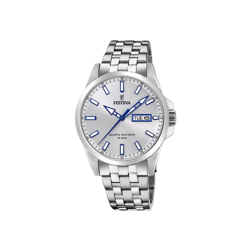 RELOJ ANÁLOGO PARA HOMBRE FESTINA CLASSIC METAL F20357/1 - PLATEADO
