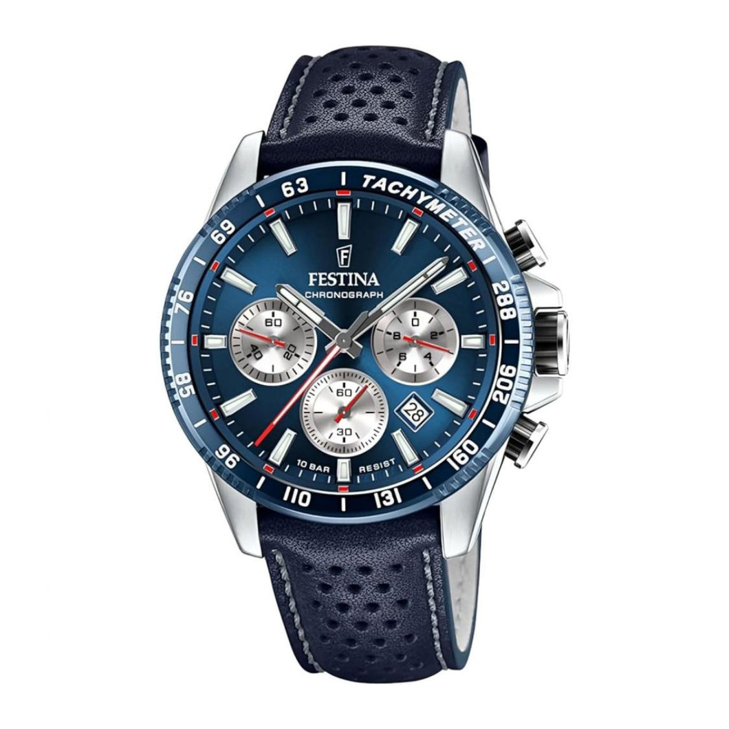 RELOJ ANÁLOGO PARA HOMBRE FESTINA TIMELESS CHRONO F20561/2 - AZUL