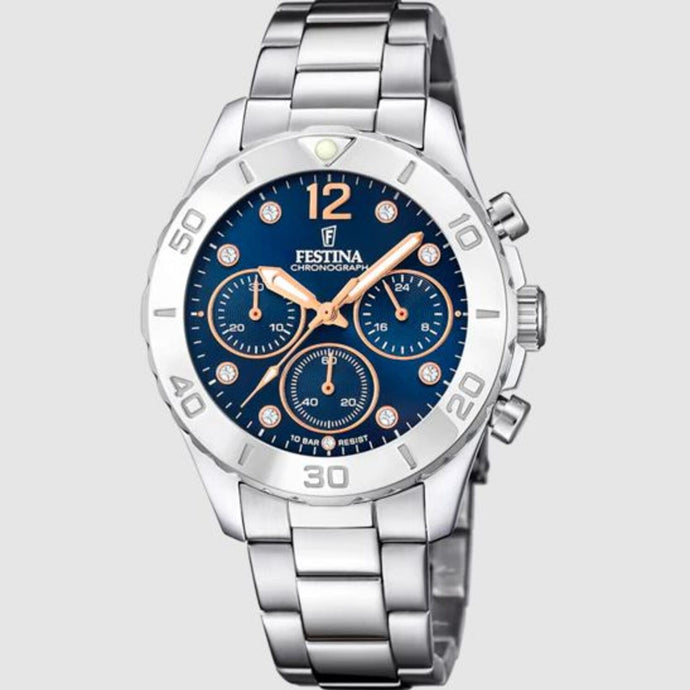 RELOJ ANÁLOGO PARA MUJER FESTINA BOYFRIEND F20603/3 - PLATEADO