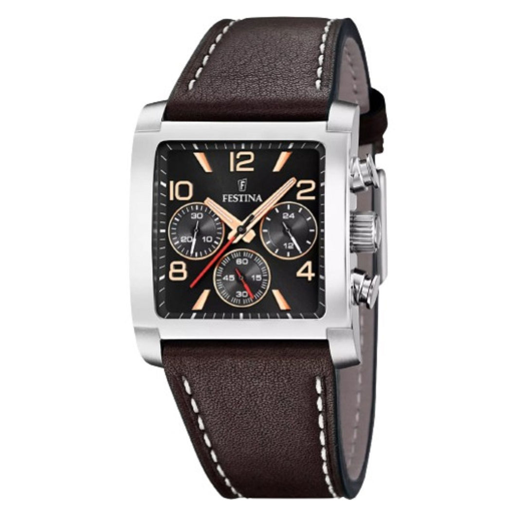 RELOJ ANÁLOGO PARA HOMBRE FESTINA ON THE SQUARE F20653/4 - MARRÓN