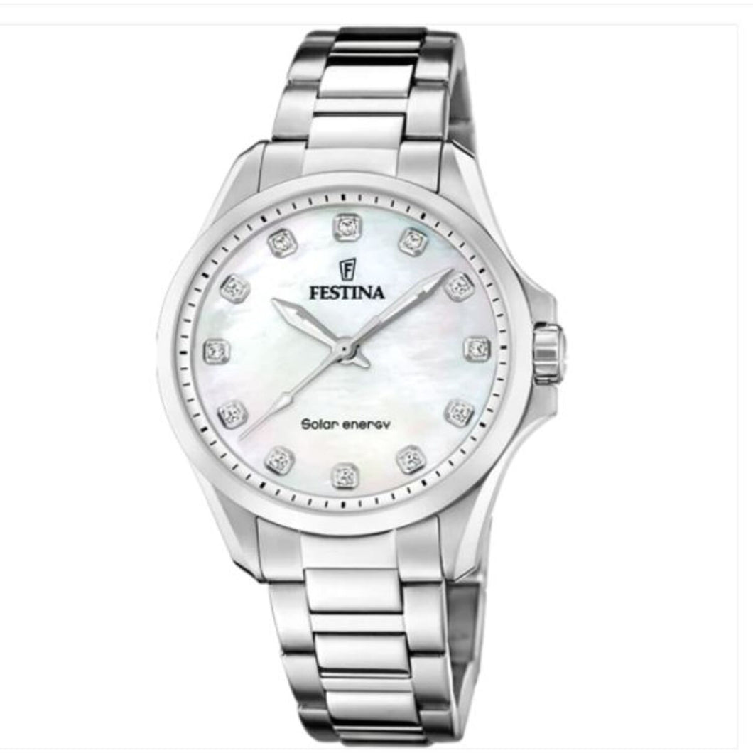 RELOJ ANÁLOGO PARA MUJER FESTINA BLANCO F20654/1 - PLATEADO