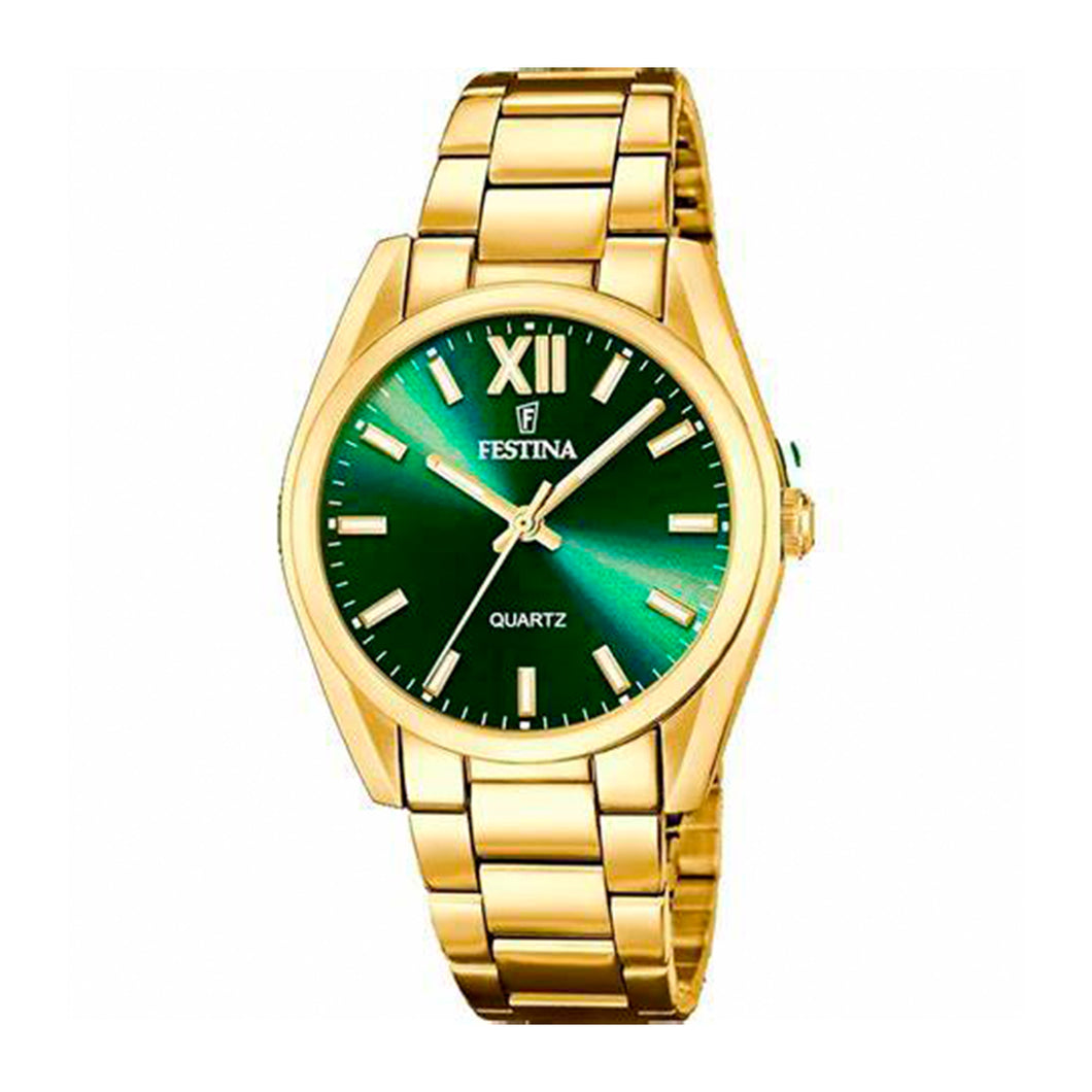 RELOJ ANÁLOGO PARA MUJER FESTINA F20640 F20640/9 - DORADO