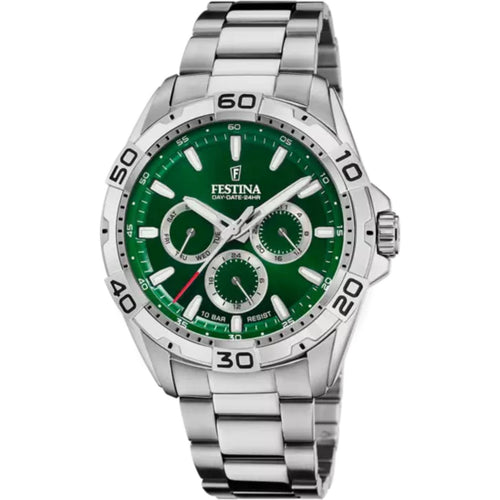 RELOJ ANÁLOGO PARA HOMBRE FESTINA MULTIFUNCTION F20623/3 - PLATEADO