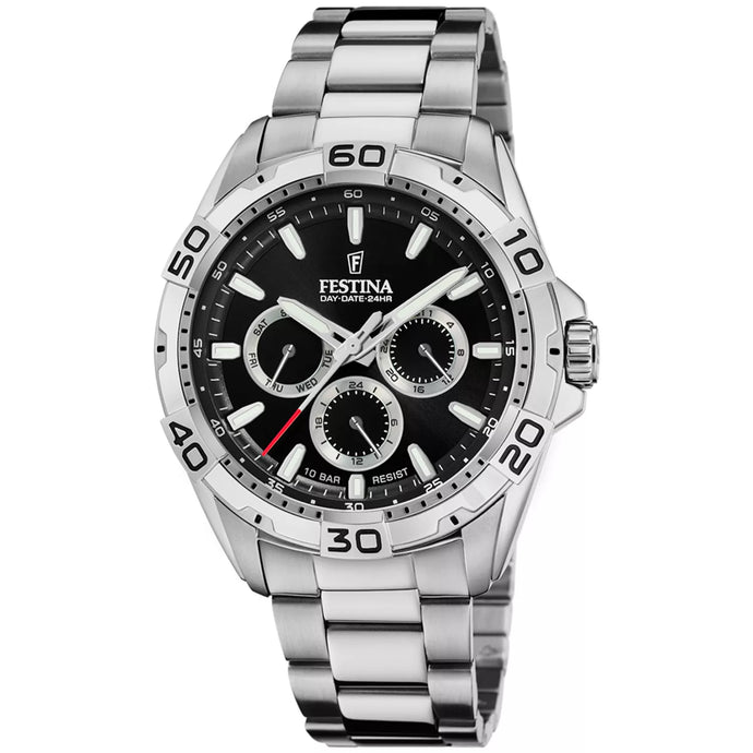 RELOJ ANÁLOGO PARA HOMBRE FESTINA F20623 F20623/4 - PLATEADO