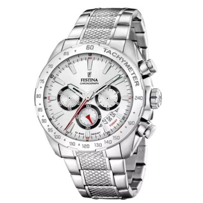 RELOJ ANÁLOGO PARA HOMBRE FESTINA TIMELESS CHRONOGRAPH F20668/1 - PLATEADO