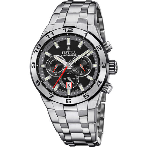 RELOJ ANÁLOGO PARA HOMBRE FESTINA CHRONO BIKE F20670/6 - PLATEADO