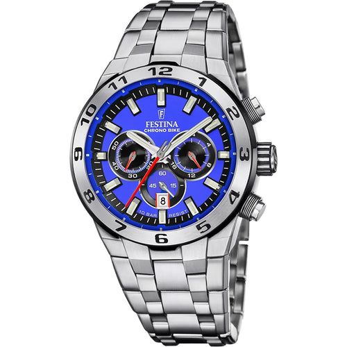 RELOJ ANÁLOGO PARA HOMBRE FESTINA CHRONO BIKE F20670/3 - PLATEADO