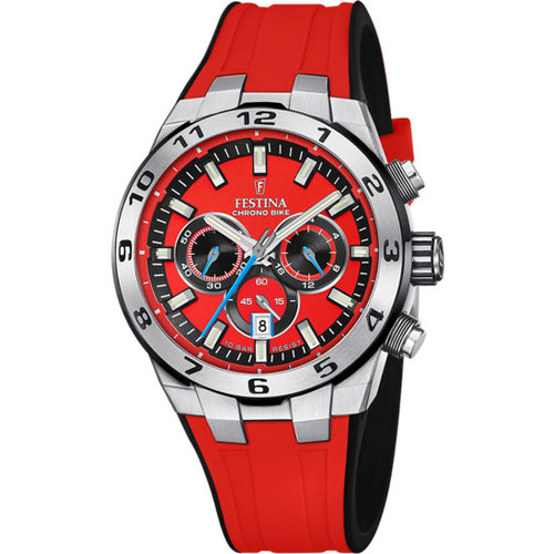 RELOJ ANÁLOGO PARA HOMBRE FESTINA CHRONO BIKE F20671/5 - ROJO