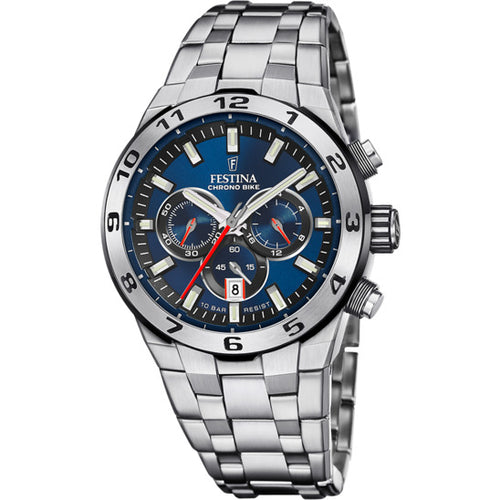 RELOJ ANÁLOGO PARA HOMBRE FESTINA CHRONO BIKE F20670/1 - PLATEADO