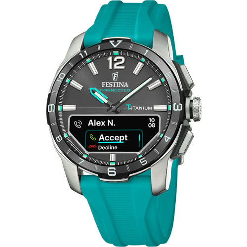 RELOJ ANÁLOGO-DIGITAL PARA HOMBRE FESTINA NEGRO F23000/5 - TURQUESA