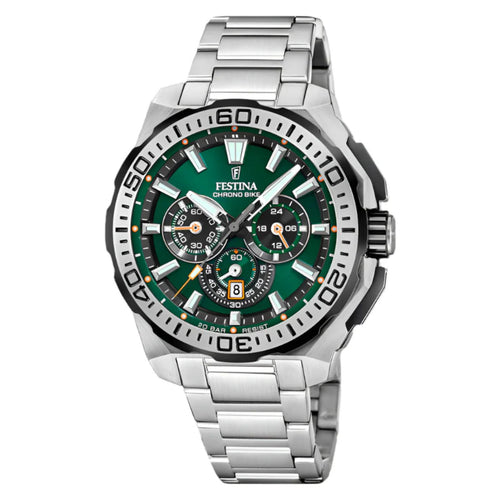 RELOJ ANÁLOGO PARA HOMBRE FESTINA CHRONO BIKE F20724/3 - PLATEADO