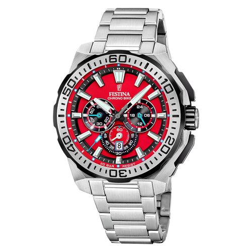 RELOJ ANÁLOGO PARA HOMBRE FESTINA CHRONO BIKE F20724/5 - PLATEADO