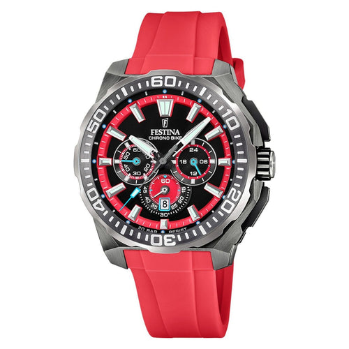 RELOJ ANÁLOGO PARA HOMBRE FESTINA CHRONO BIKE F20725/5 - ROJO
