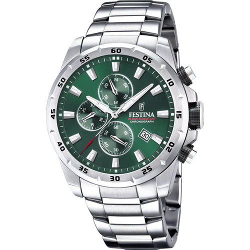 RELOJ CALENDARIO PARA HOMBRE FESTINA CHRONO SPORT F20463/3 - PLATEADO