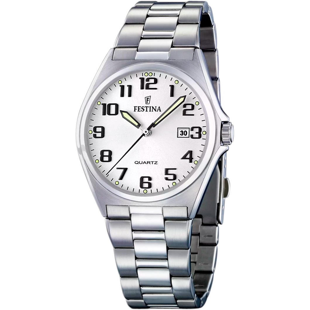 RELOJ ANÁLOGO PARA HOMBRE FESTINA CLASSIC METAL F16374/9 - PLATEADO