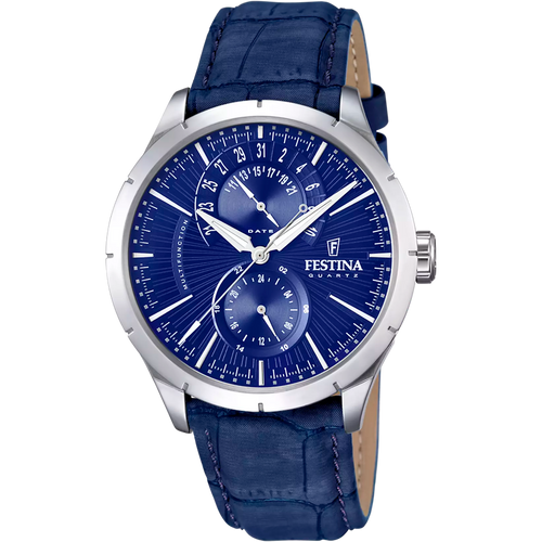 RELOJ ANÁLOGO PARA HOMBRE FESTINA RETRO F16573/7 - AZUL