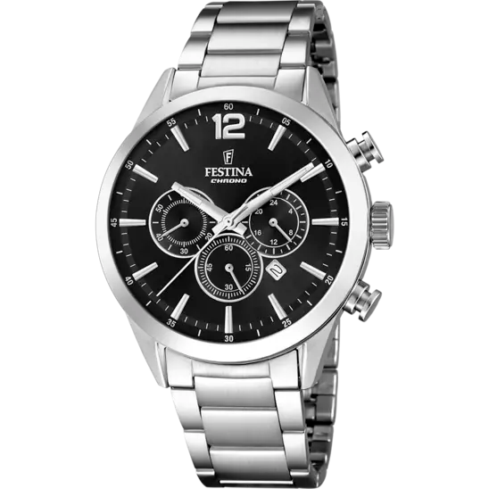 RELOJ ANÁLOGO PARA HOMBRE FESTINA TIMELESS CHRONO F20343/8 - PLATEADO