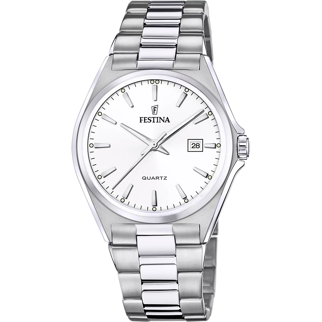 RELOJ ANÁLOGO PARA HOMBRE FESTINA CLASSICS F20552/2 - PLATEADO