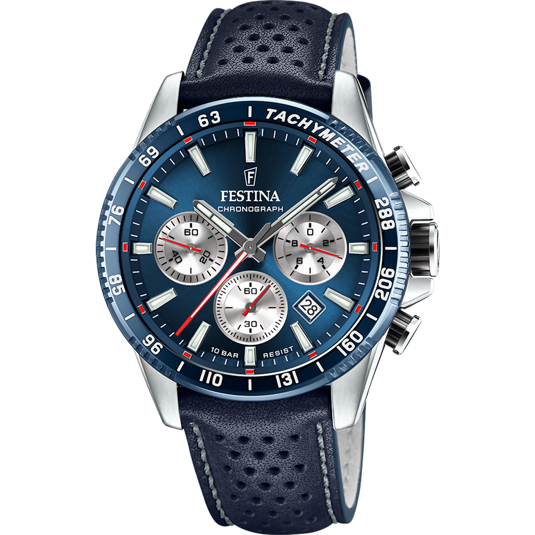 RELOJ ANÁLOGO PARA HOMBRE FESTINA TIMELESS CHRONO F20561/2 - AZUL