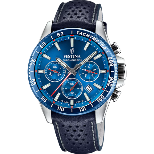 RELOJ ANÁLOGO PARA HOMBRE FESTINA TIMELESS CHRONO F20561/3 - AZUL