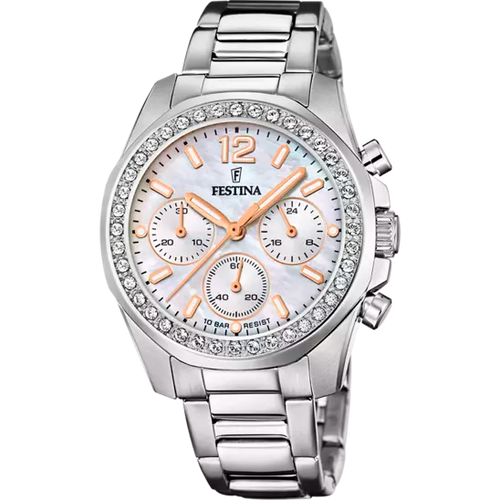 RELOJ ANÁLOGO PARA MUJER FESTINA RAINBOW F20606/1 - PLATEADO