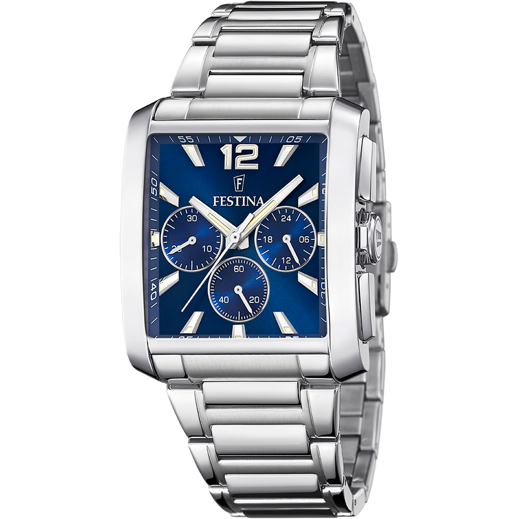 RELOJ ANÁLOGO PARA HOMBRE FESTINA F20635 F20635/2 - PLATEADO