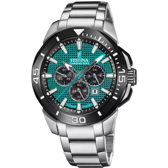 RELOJ ANÁLOGO PARA HOMBRE FESTINA CHRONO BIKE F20641/3 - PLATEADO