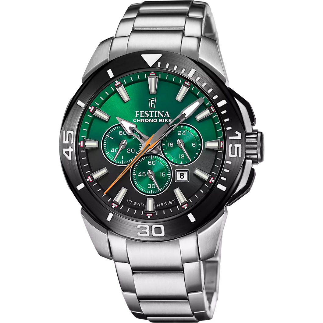 RELOJ ANÁLOGO PARA HOMBRE FESTINA CHRONO BIKE F20641/B - PLATEADO