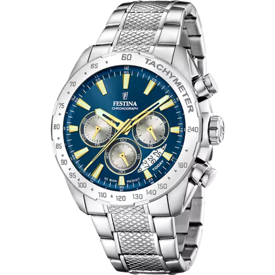 RELOJ ANÁLOGO PARA HOMBRE FESTINA TIMELESS CHRONO F20668/5 - PLATEADO