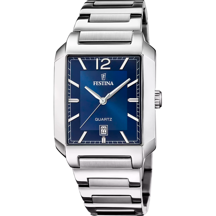 RELOJ ANÁLOGO PARA HOMBRE FESTINA ON THE SQUARE F20677/3 - PLATEADO