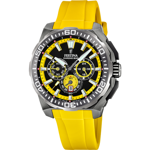 RELOJ ANÁLOGO PARA HOMBRE FESTINA CHRONO BIKE F20725/1 - AMARILLO