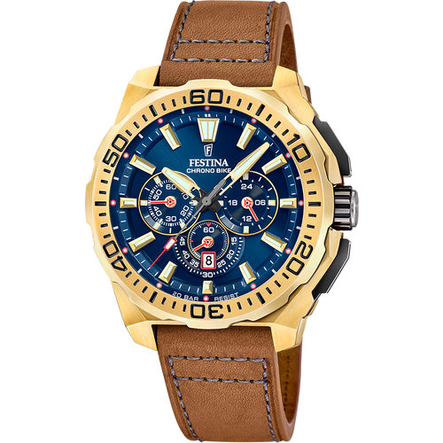 RELOJ ANÁLOGO PARA HOMBRE FESTINA CHRONO BIKE F20728/1 - MARRÓN