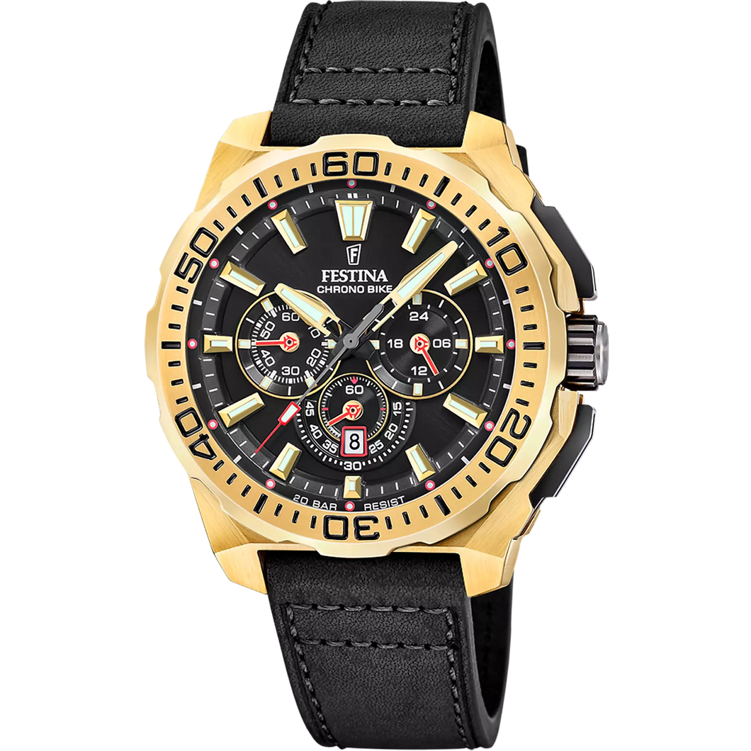 RELOJ ANÁLOGO PARA HOMBRE FESTINA CHRONO BIKE F20728/3 - NEGRO