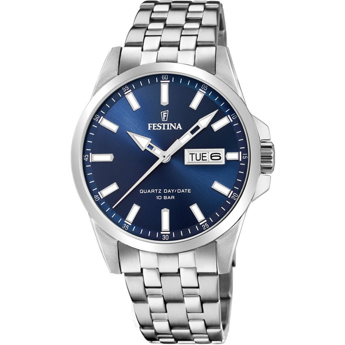 RELOJ CLASICO PARA HOMBRE FESTINA CLASSIC METAL F20357/3 - PLATEADO