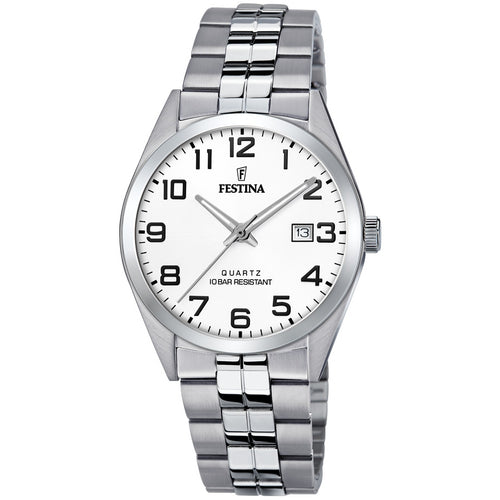 RELOJ CLASICO PARA HOMBRE FESTINA CLASSIC METAL F20437/1 - PLATEADO