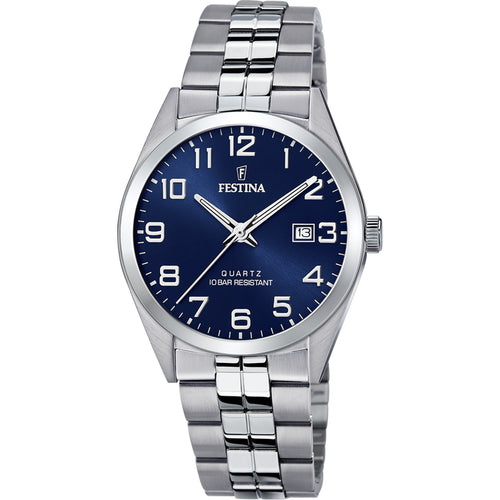RELOJ CLASICO PARA HOMBRE FESTINA CLASSIC METAL F20437/3 - PLATEADO