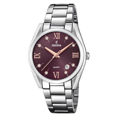 RELOJ ANÁLOGO PARA MUJER FESTINA BOYFRIEND F16790/E - PLATEADO