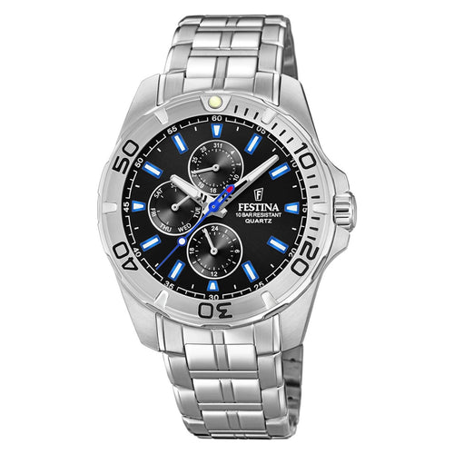 RELOJ ANÁLOGO PARA HOMBRE FESTINA MULTIFUNCTION F20445/6 - PLATEADO